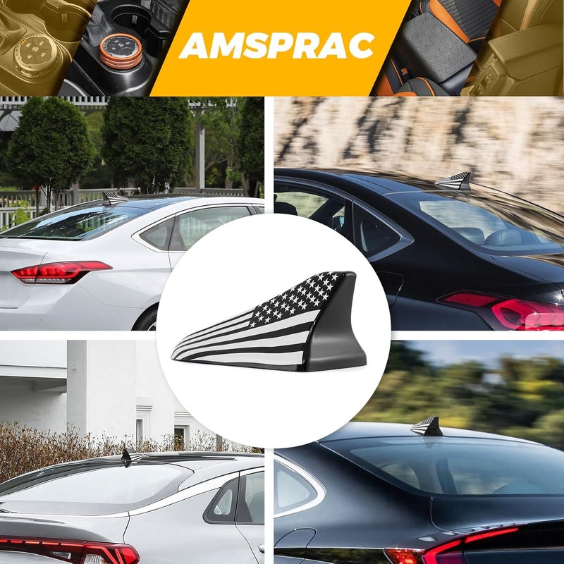 AMSPRAC Shark Fin Antenna Cover,Antenna Base fit for Kia Optima 2014-2020,Hyundai Sonata 2015-2019,Genesis Sedan G80 2015-2017,Genesis Coupe 2013-2015,Hyundai Elantra Sedan 2011-2016,Black Base - Image 5